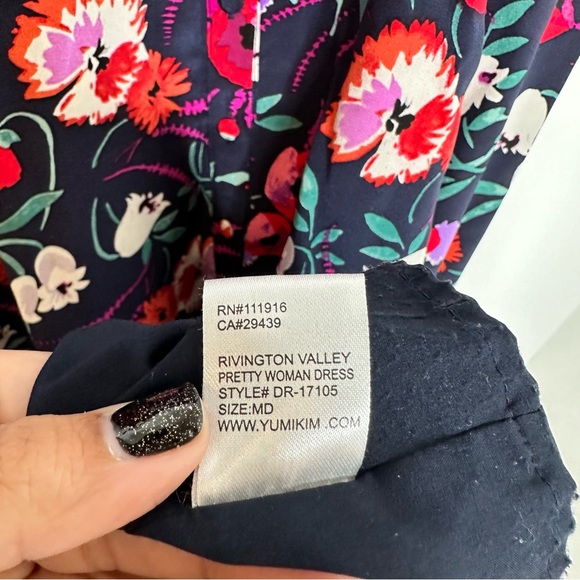 Revolve Yumi Kim Pretty Woman Midi Dress in Rivington Valley - Picture 7 of 11